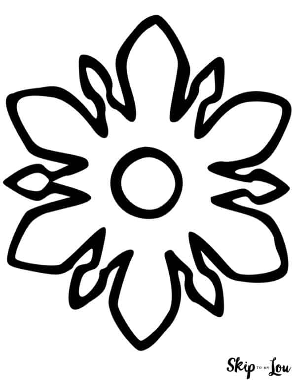 snowflake outline