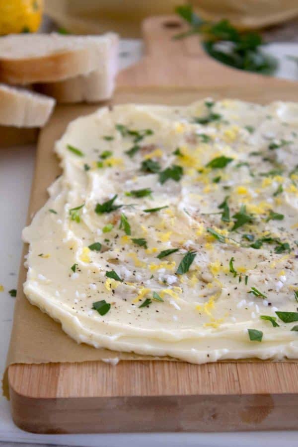 herb butter board
