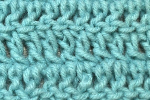 double stitch crochet pattern by Skip to my Lou in aqua