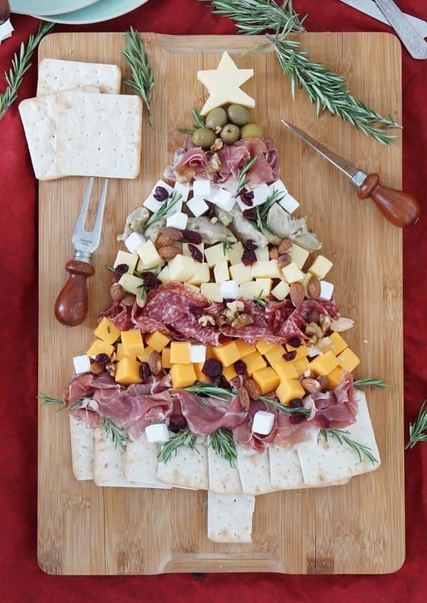 Image shows a cheese and meats charcuterie board. from a food lovers kitchen