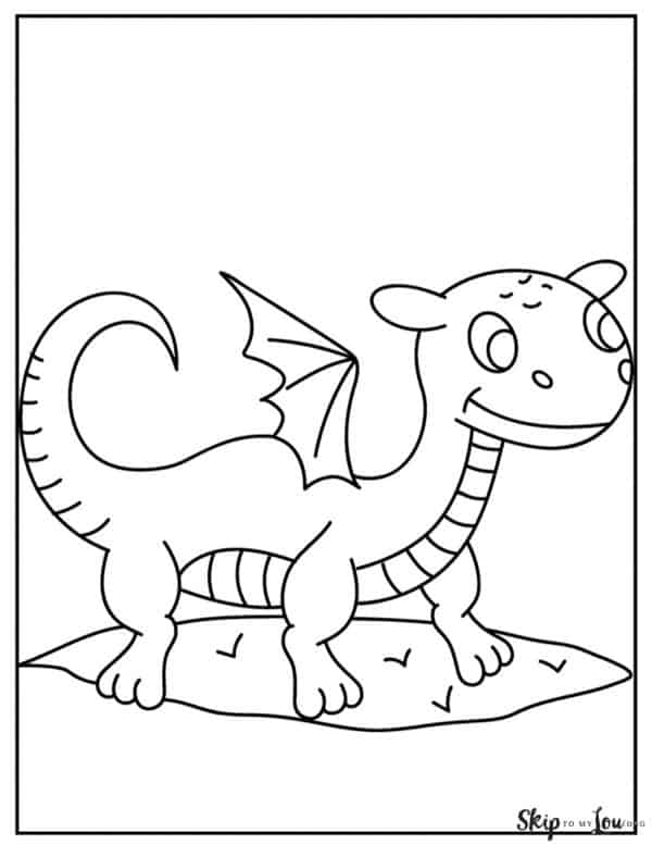 cute walking dragon