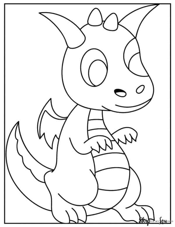 dragon with horns