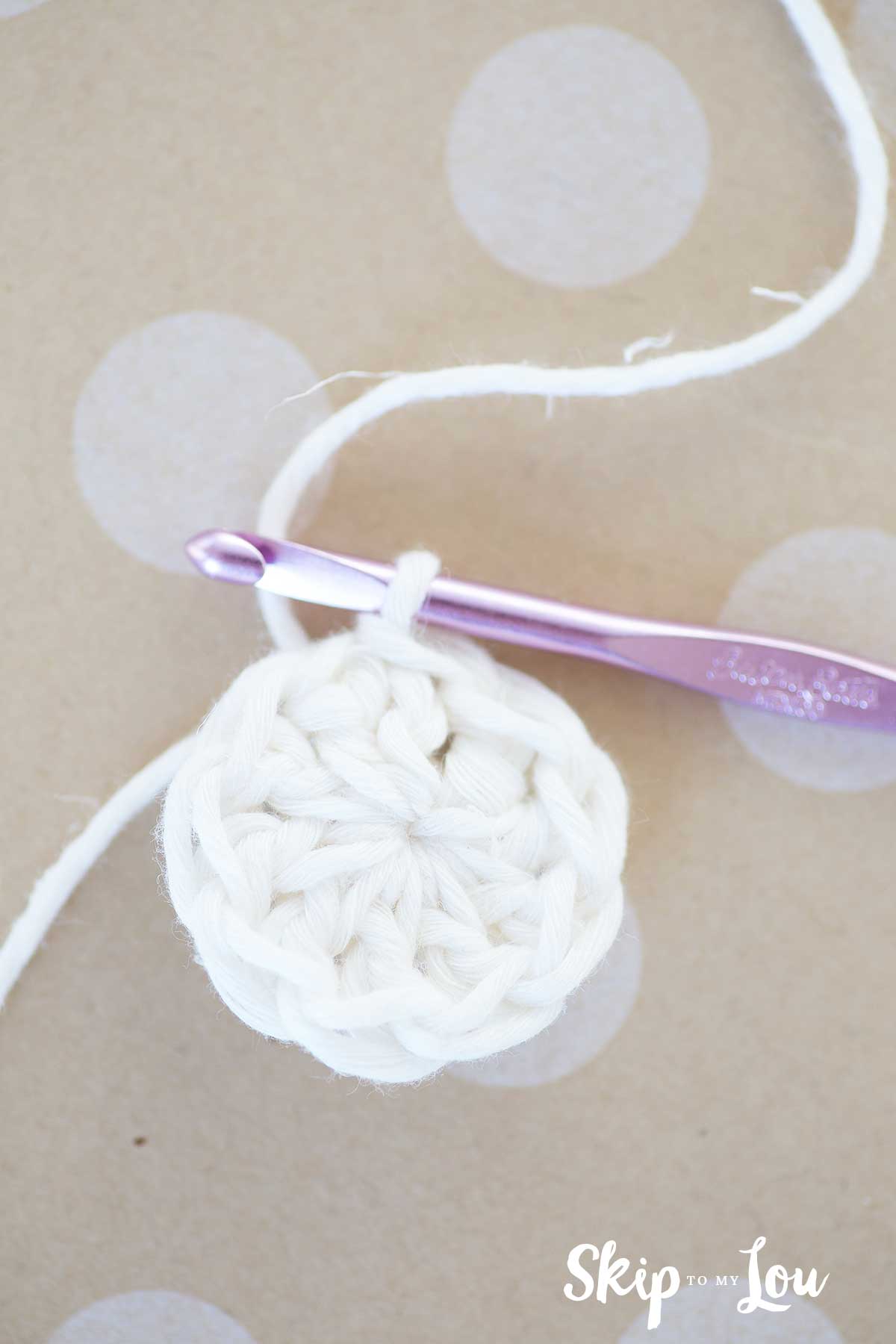 slip stitch to join magic circle