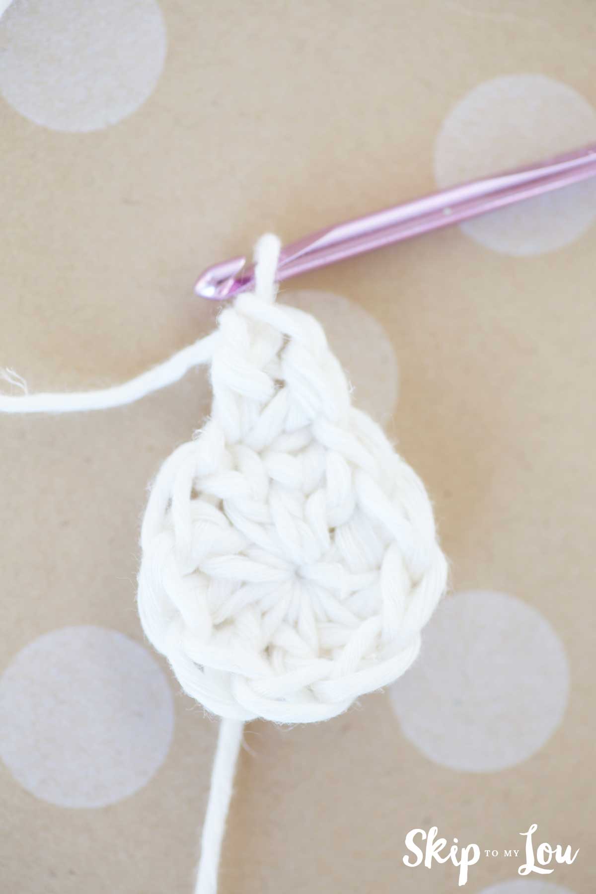 two double crochet in first stitch