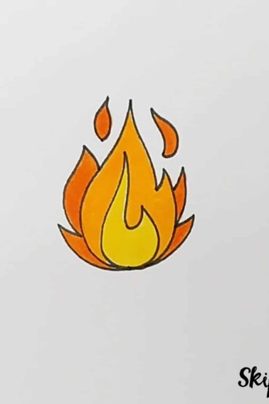 fire drawing