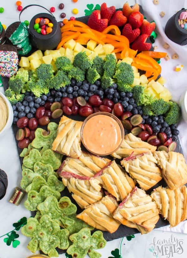st. patrick's day charcuterie board recipe-family fresh meals