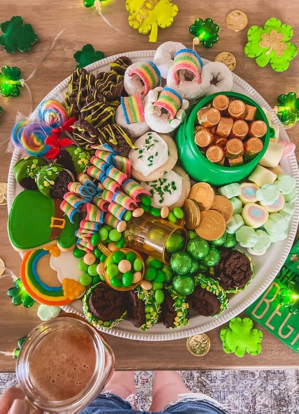 st. patrick's day charcuterie board recipe-life by leanna