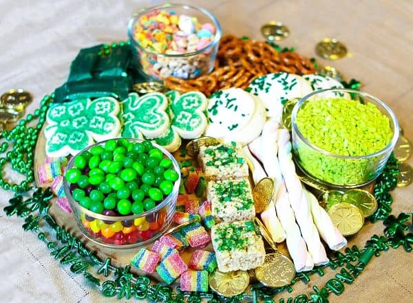 st. patrick's day charcuterie board recipe-with a splash of color