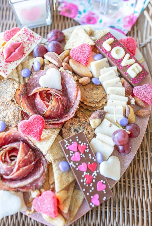 valentine's day charcuterie board recipes- simply taralynn
