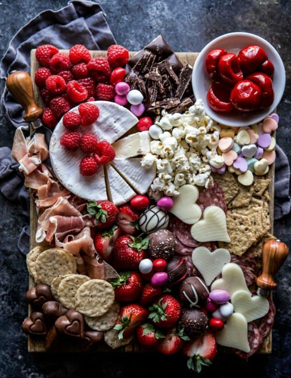 valentine's day charcuterie board recipes- The Curious Plate