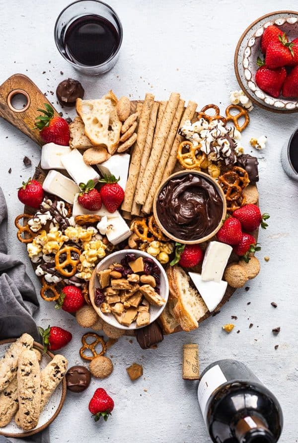 chocolate charcuterie board ideas-fork in the kitchen