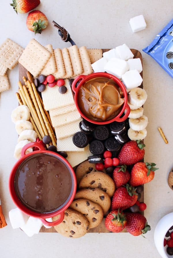 chocolate charcuterie board ideas-ginger's kitchen