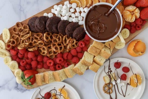 chocolate charcuterie board ideas-halsa nutrition
