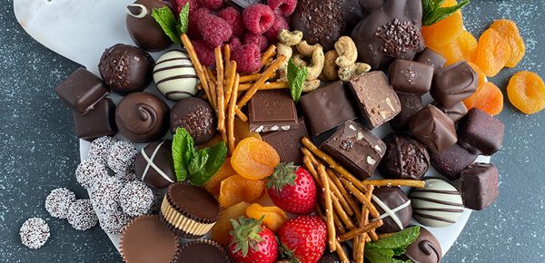 chocolate charcuterie board ideas-lake champlain chocolates