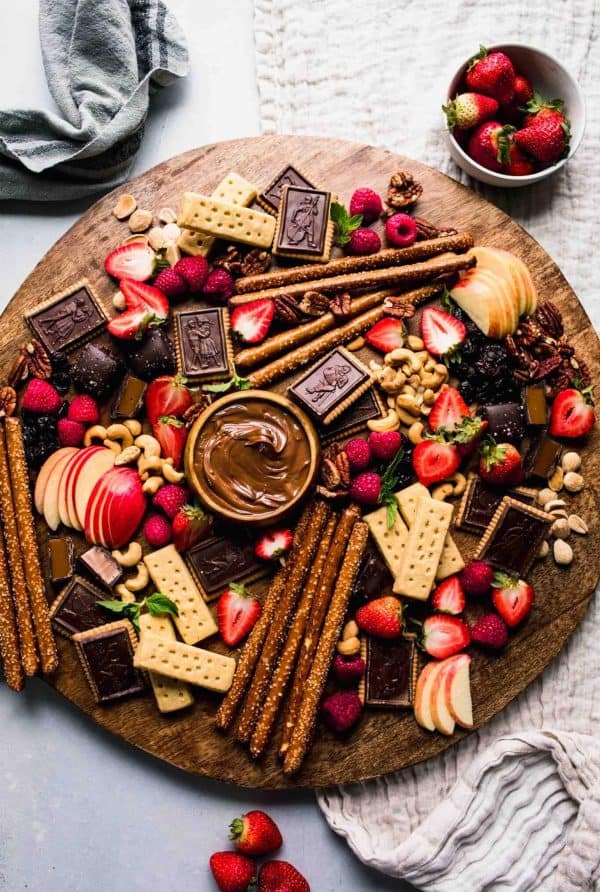 chocolate charcuterie board ideas-platingsandpairings