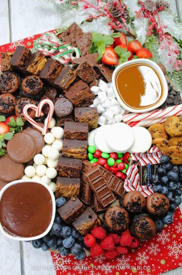 chocolate charcuterie board ideas-the purple pumpkin blog