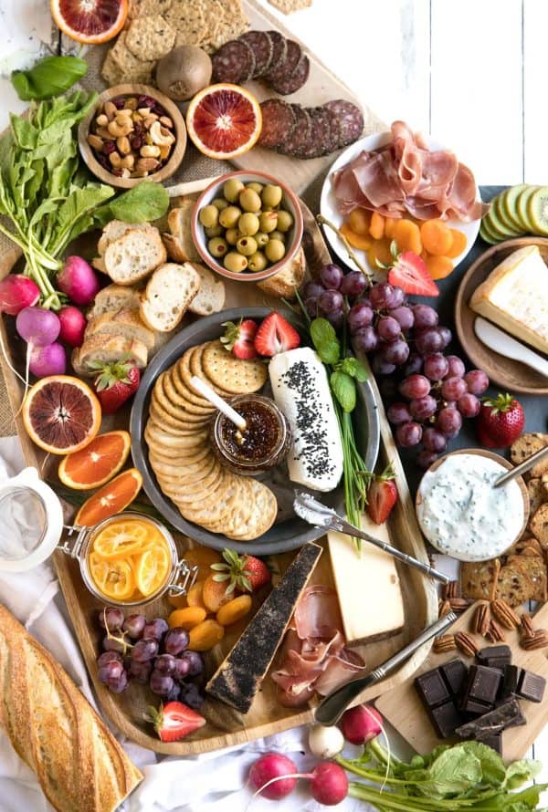 spring charcuterie board recipes-the forked spoon
