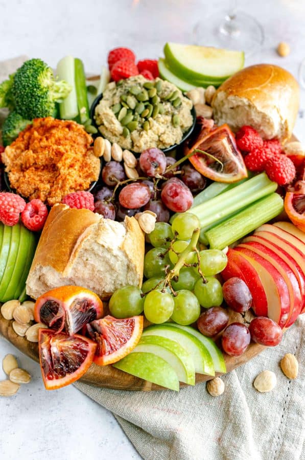 vegan charcuterie board recipes-at elizabeth's table