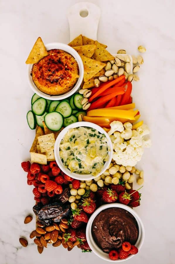 vegan charcuterie board recipes-by lauren cermak