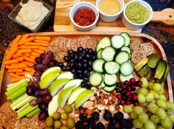 vegan charcuterie board recipes-clean food mama