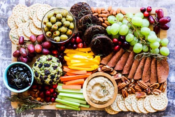 vegan charcuterie board recipes-emilie eats