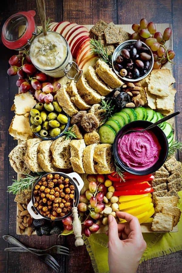 vegan charcuterie board recipes-no sweat vegan