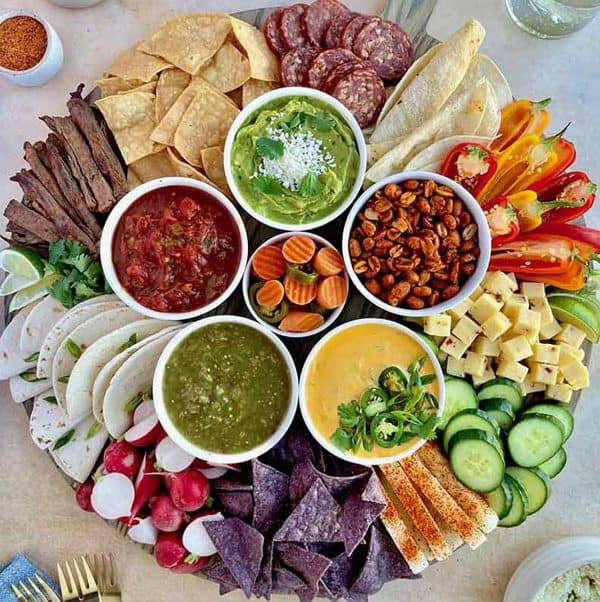 Mexican Charcuterie Board Ideas-aint too proud to meg