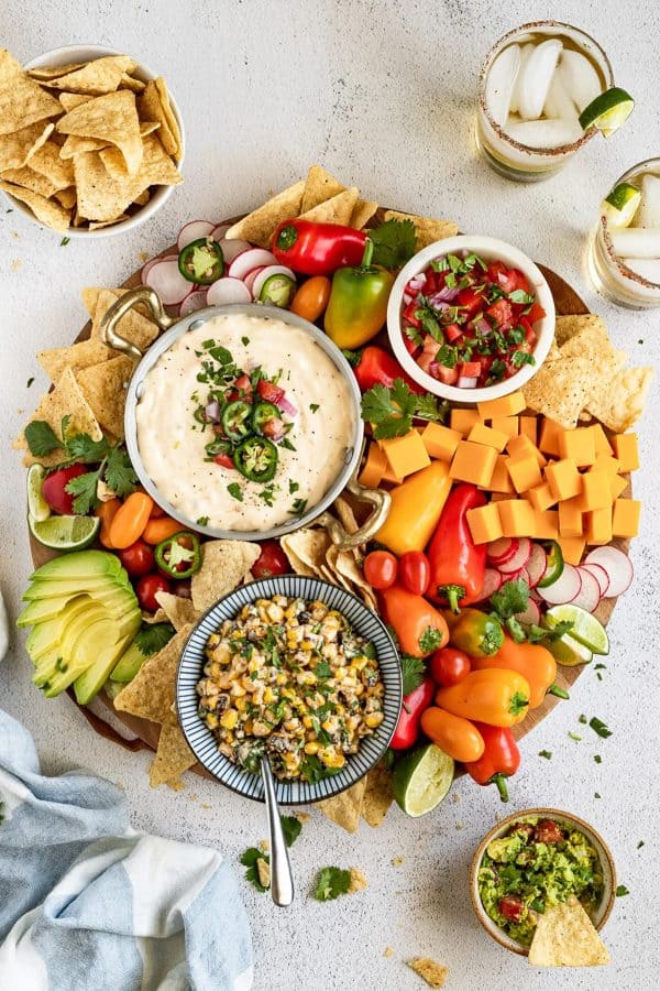 Mexican Charcuterie Board Ideas-fork in the kitchen