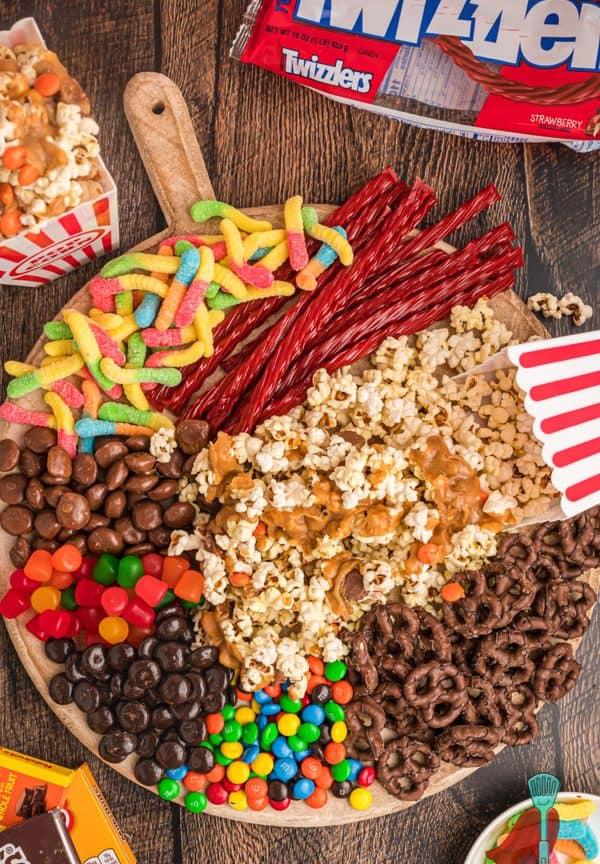 movie night charcuterie board recipe-superheros and spatulas