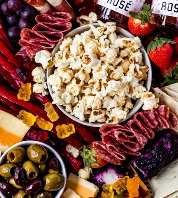 movie night charcuterie board recipe-wanderlust and wellness