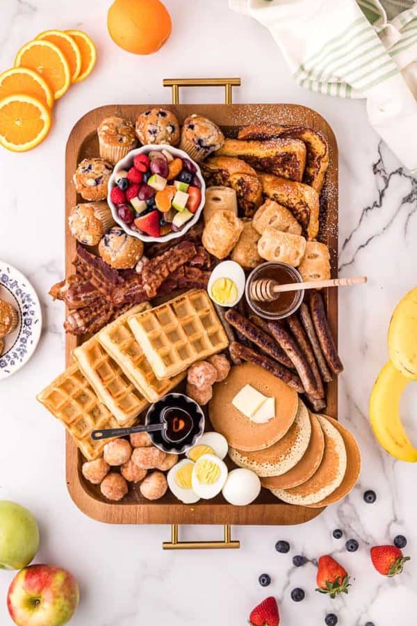 brunch charcuterie board ideas-a classic twist