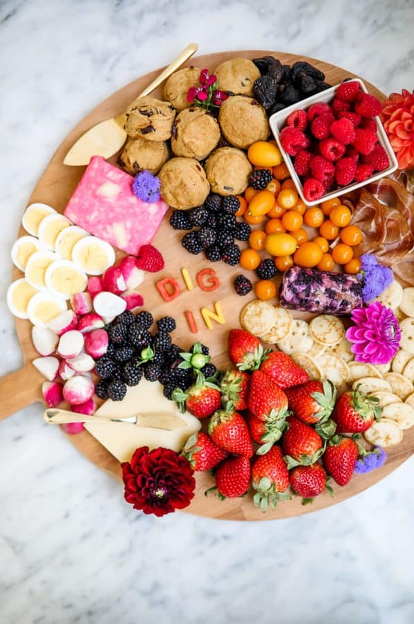 brunch charcuterie board ideas-cake and confetti