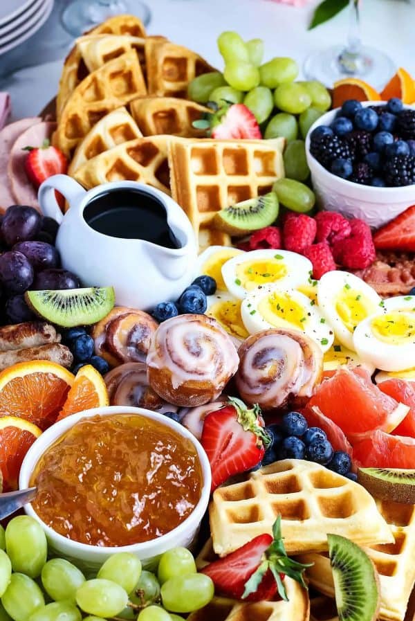 brunch charcuterie board ideas-honey and birch