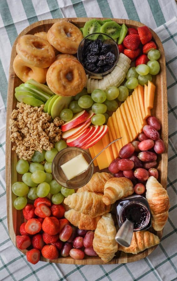 brunch charcuterie board ideas-lovely lucky life