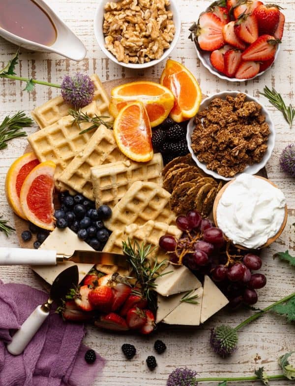 brunch charcuterie board ideas-orchids and sweet tea