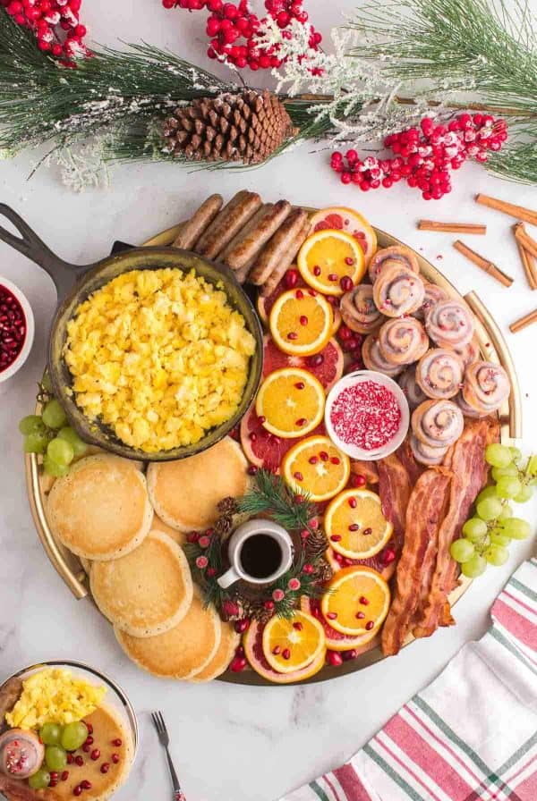 brunch charcuterie board ideas-pancake recipes
