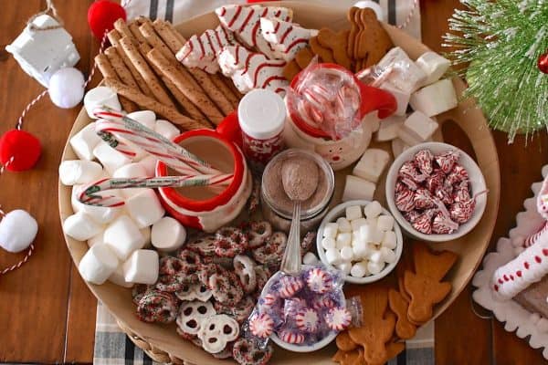 hot chocolate charcuterie board ideas-hip2save