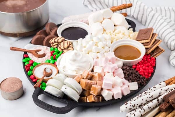 hot chocolate charcuterie board ideas-kitchen fun with my 3 sons