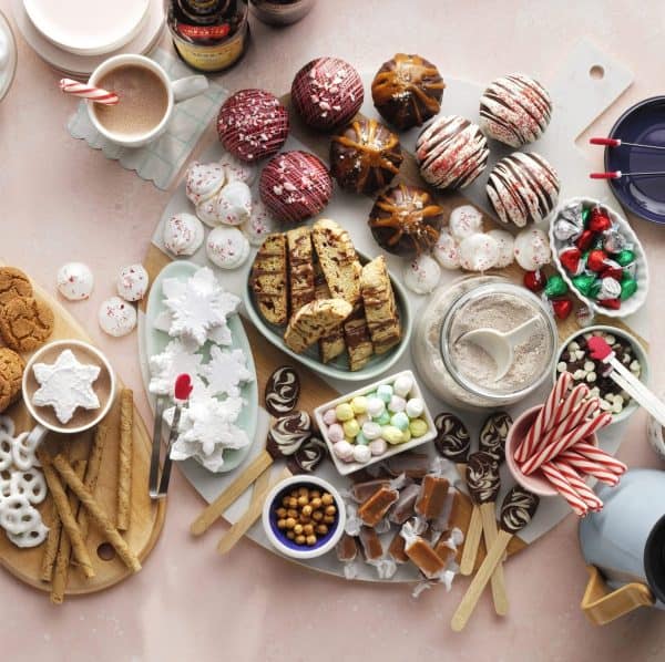 hot chocolate charcuterie board ideas-taste of home