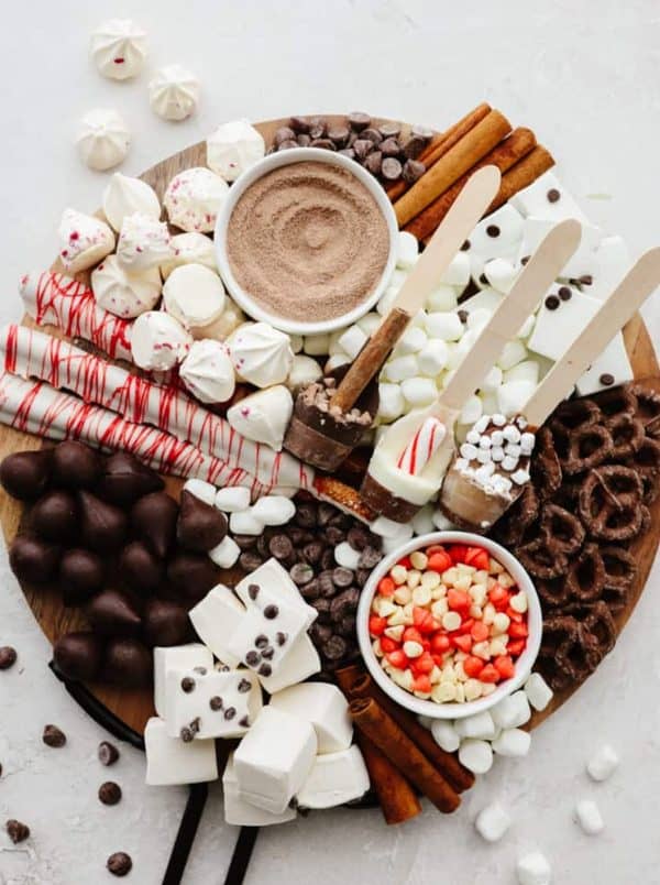 hot chocolate charcuterie board ideas-recipe critic