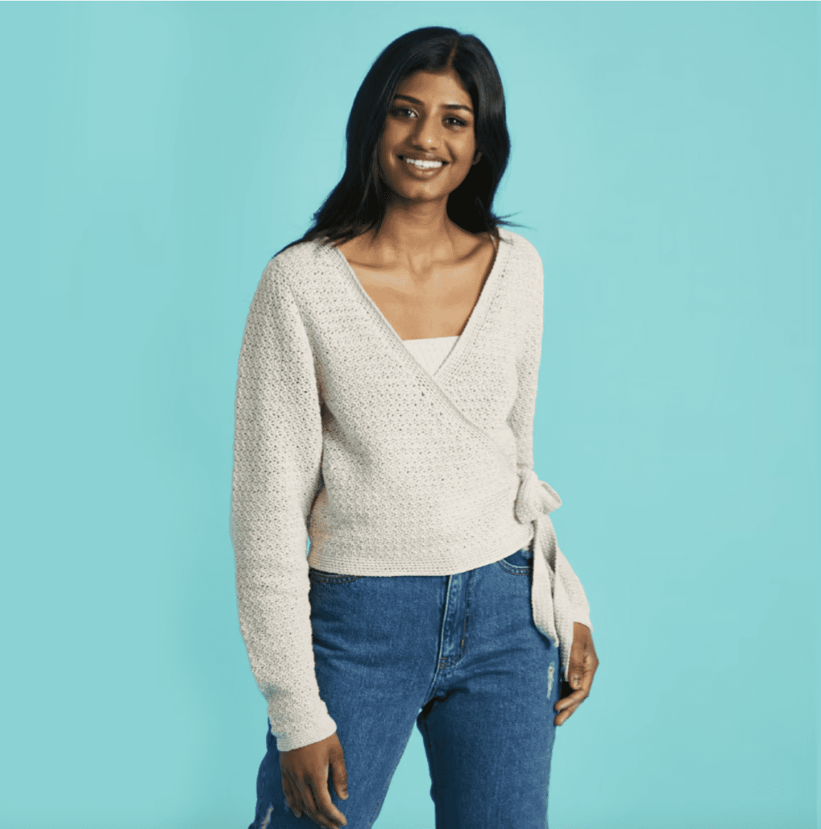 wrap sweater