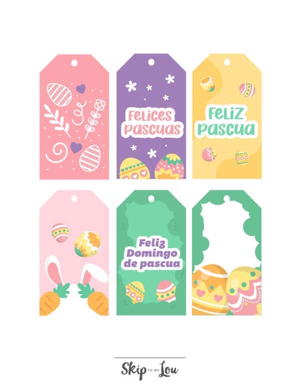 Happy Easter in Spanish tags: felices pascuas, feliz pascua y feliz domingo de pascua. From skip to my lou