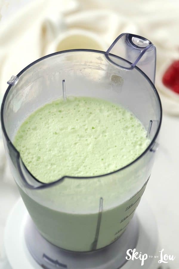 shamrock shake from Skip to my Lou recipe in a blender