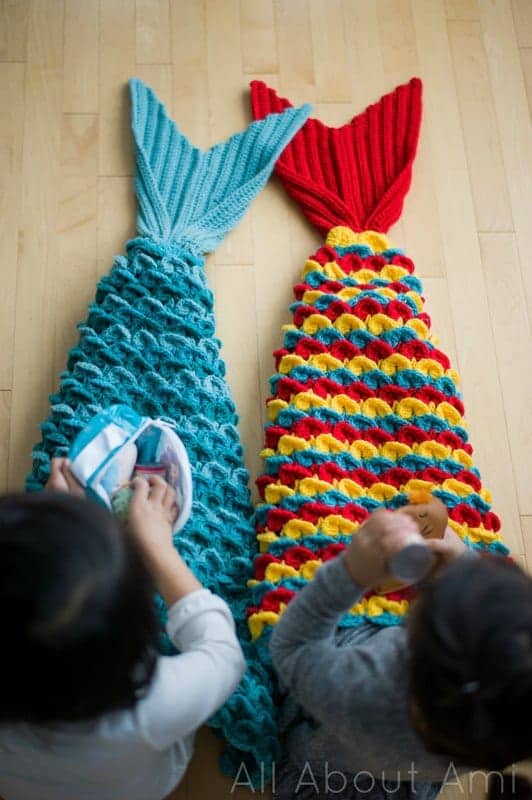 mermaid tail blankets