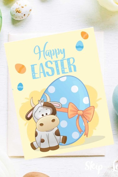printable cow card