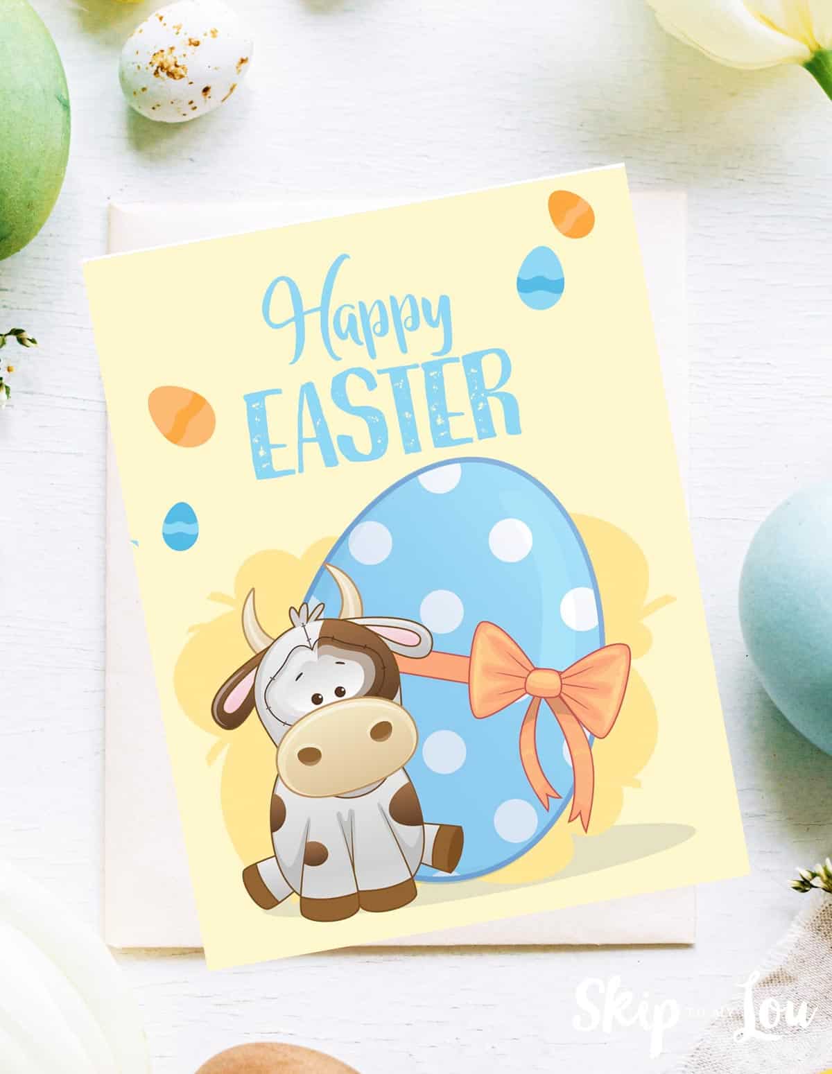 printable cow card