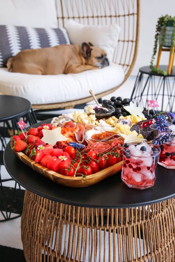 4th of july charcuterie board ideas don't have to be unhealthy this paleo friendly board from PaleOMG is delicious. 
