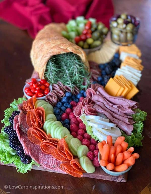 veggies, cheese, meat and more from low carb inspirations
