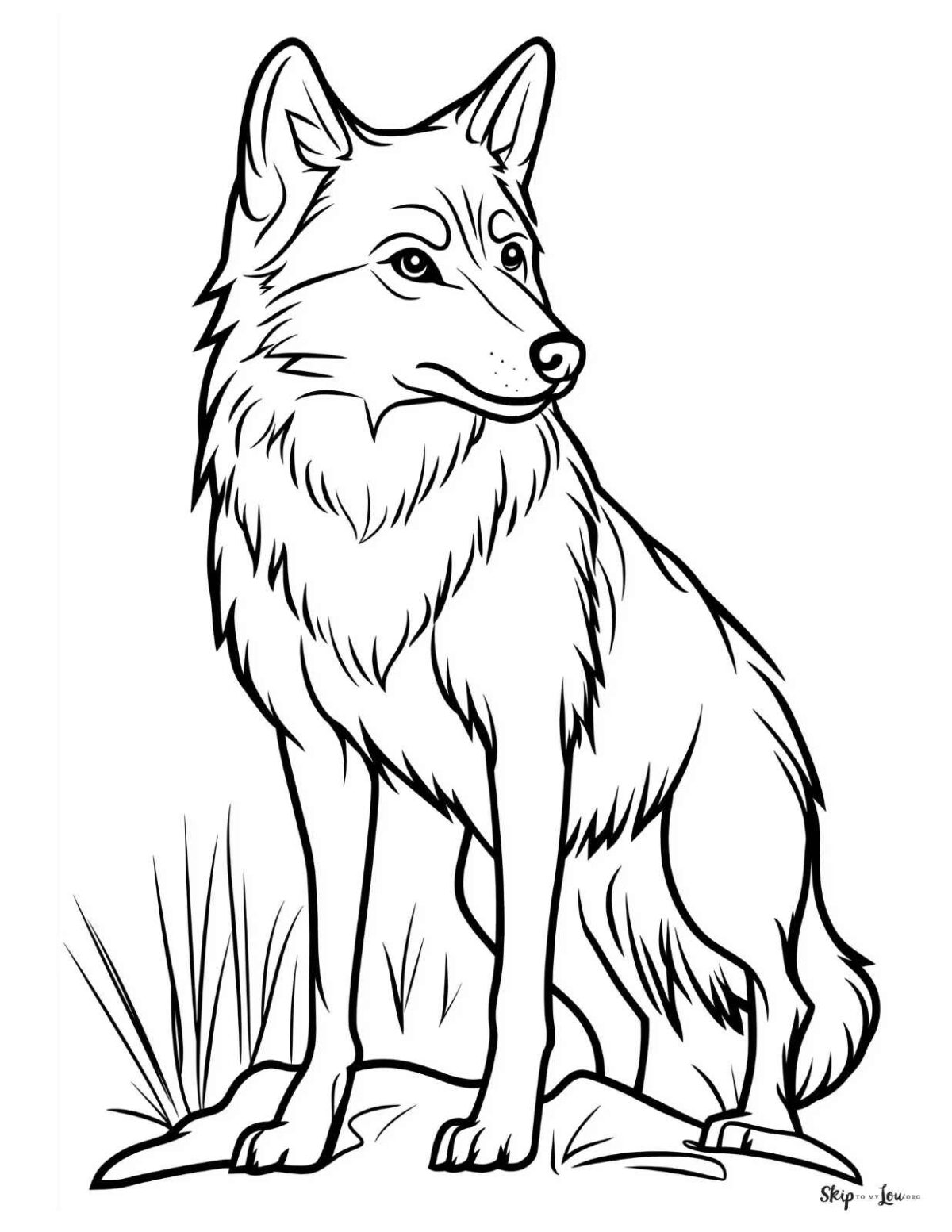 wolf illustration