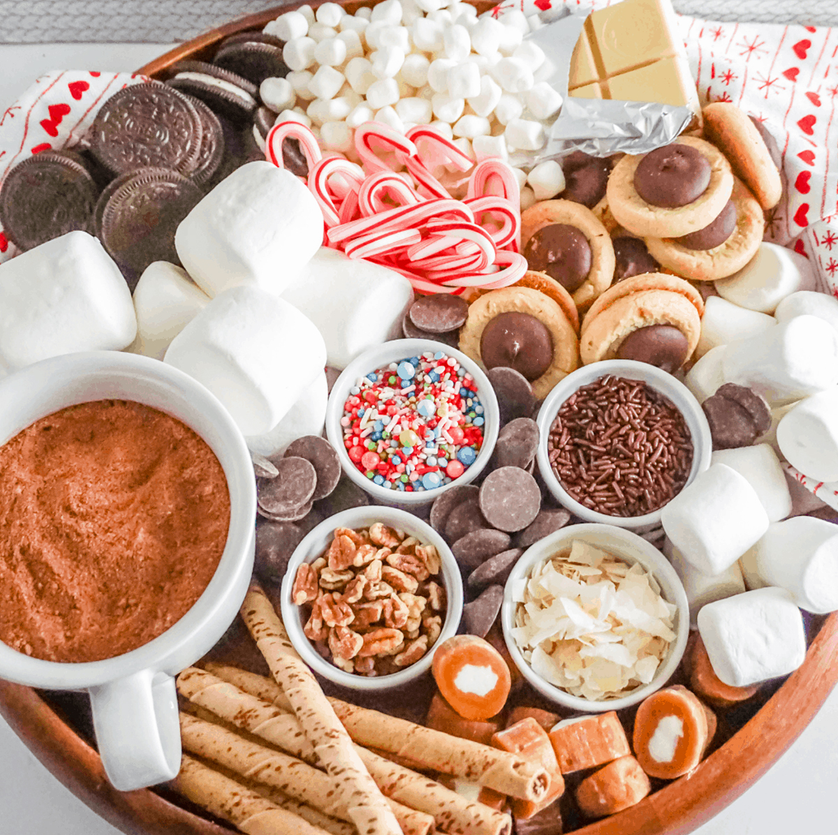 Nerdy Mama includes coconut, hot chocolate mix, cookies, sprinkles, and more. 